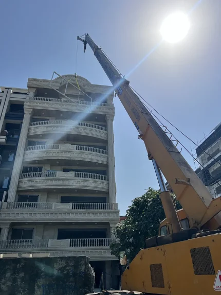 اجاره جرثقیل سنگین ۲۰ تن